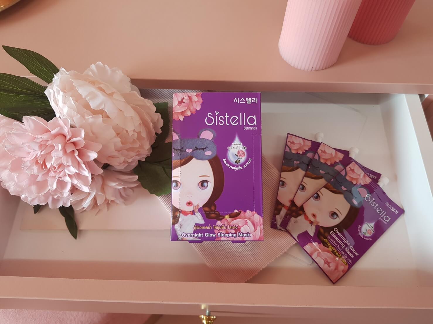 Sistella ,  Overnight  ,  Overnight Glow , Sleeping Mask  , ผิวอ่อนล้า , ผิวขาดน้ำ ,  ผิวฟู , กระจ่างใส